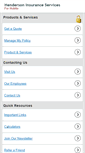 Mobile Screenshot of hendersoninsurance.net